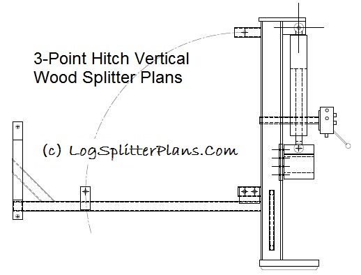 3-Point Hitch Vertical Log Splitter Plans