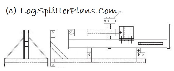 3-Point Hitch CAD Log Splitter Plans